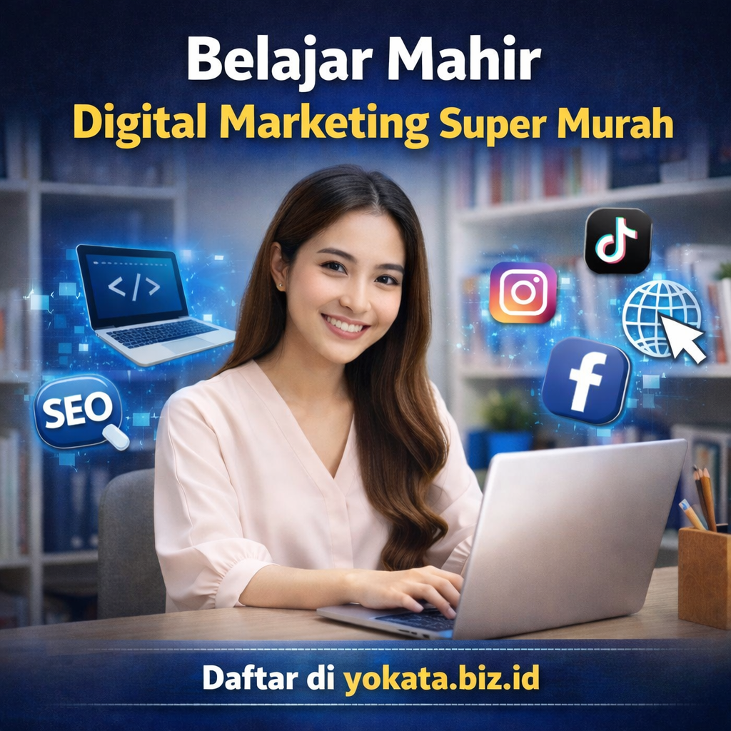 Belajar digital marketing murah setiap pagi
