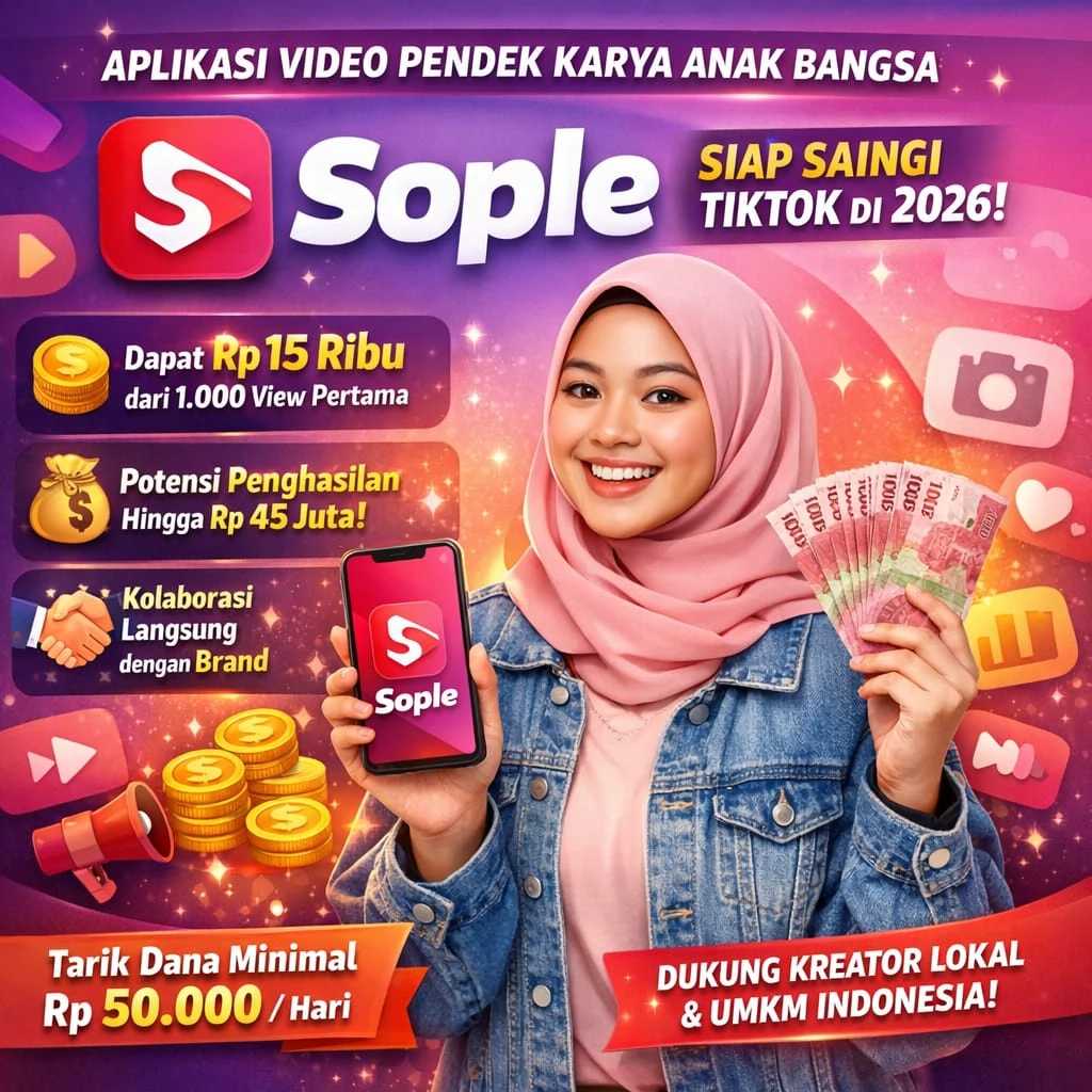Aplikasi Sople Platform Video Pendek Karya Anak Bangsa